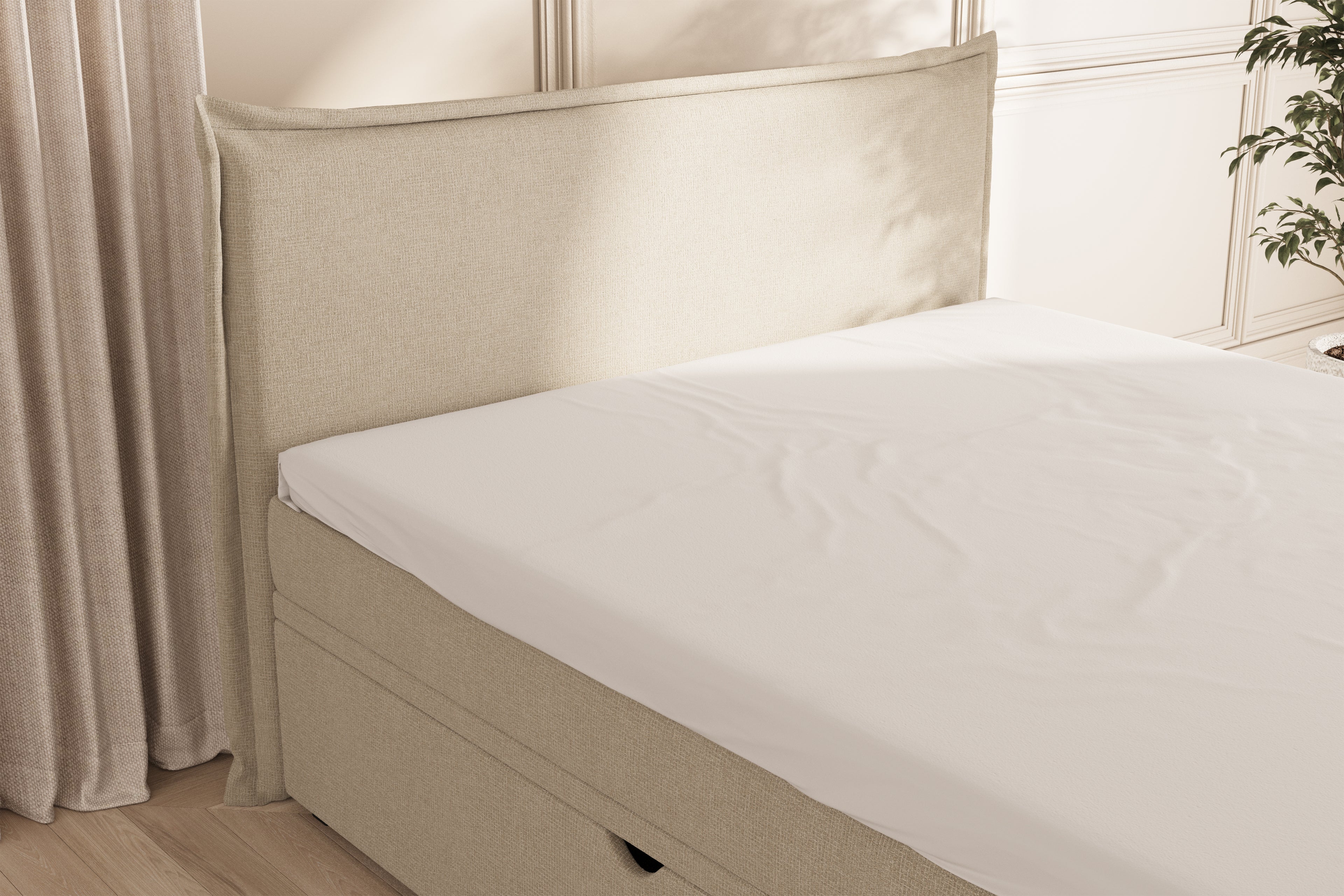 Elora Eva opbevaringsseng - beige - 180x200