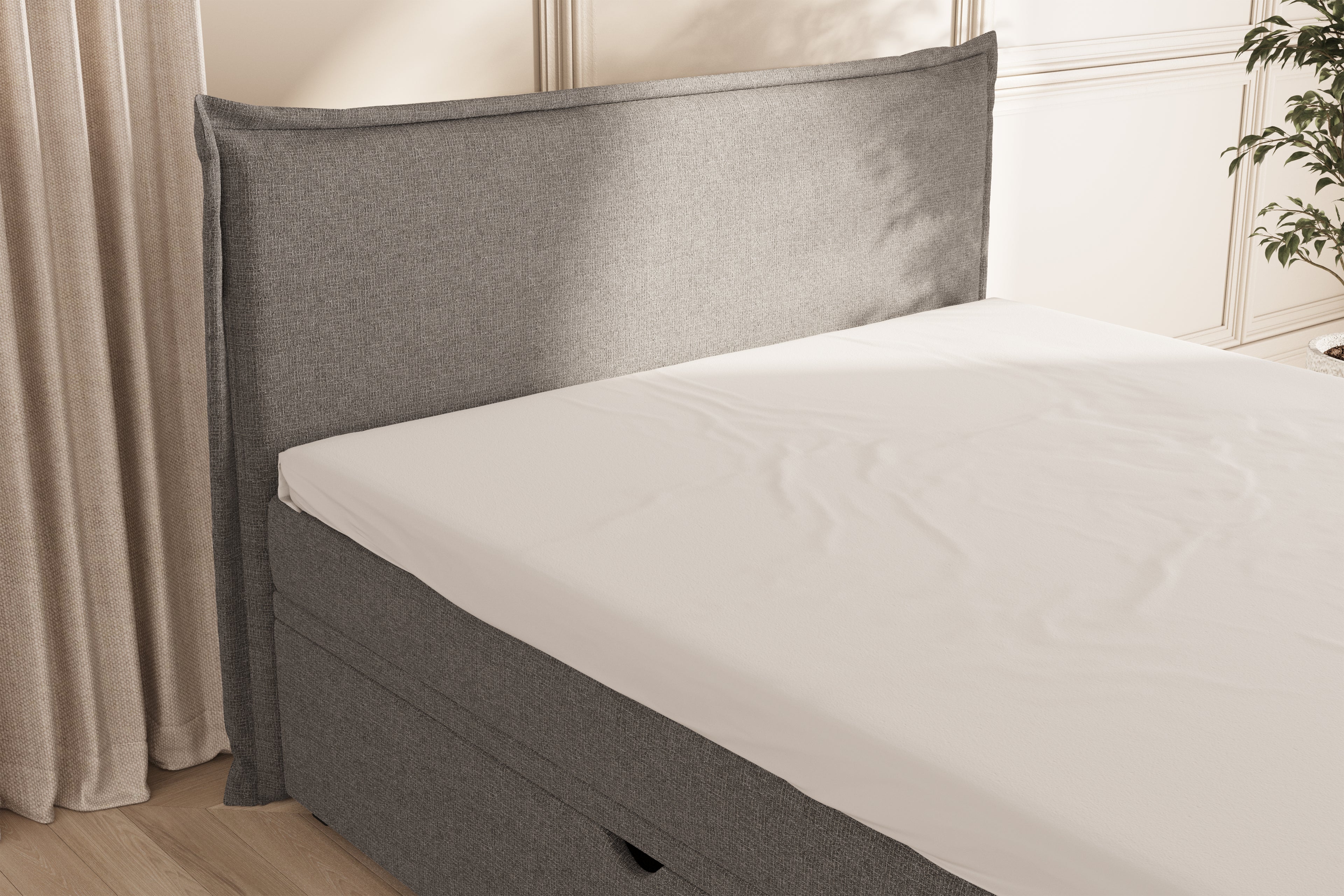 Elora Eva opbevaringsseng - grey - 180x200