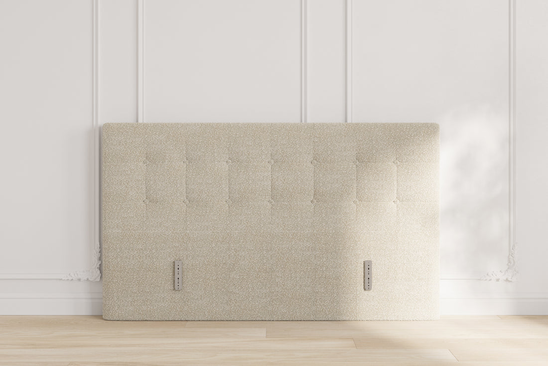 Aiko gavl - bouclé beige - 160x110