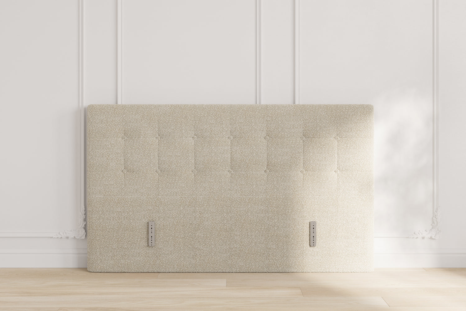 Aiko gavl - bouclé beige - 160x110