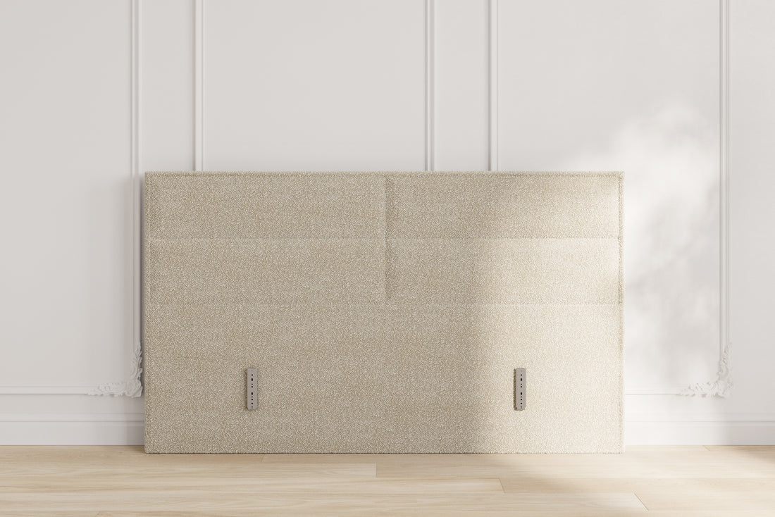 Cleo gavl - bouclé beige - 160x110