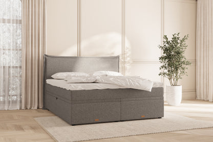 Elora Eva opbevaringsseng - grey - 180x200