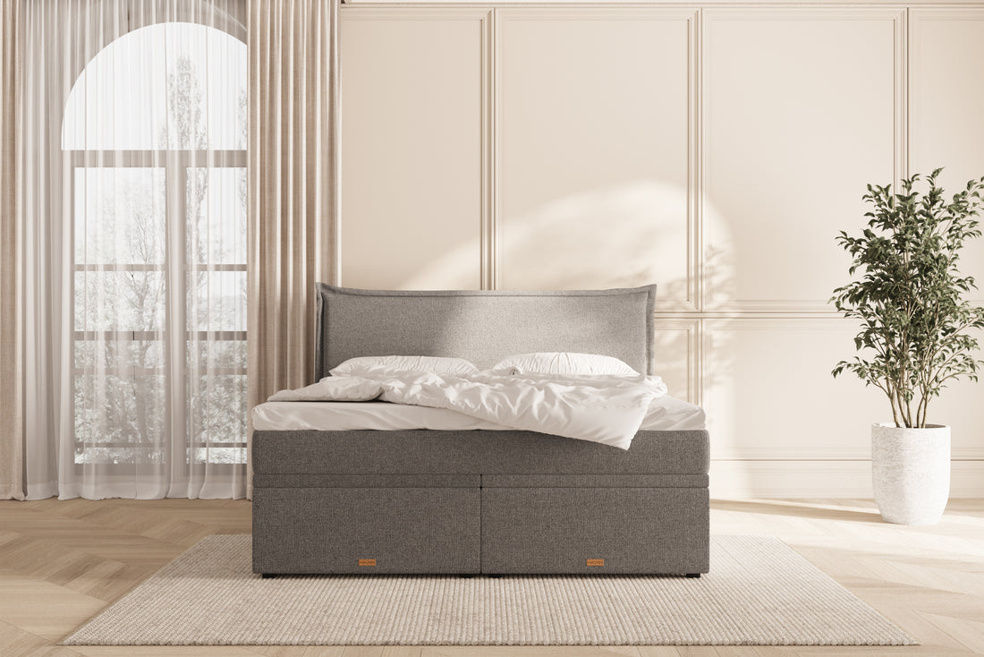 Elora Eva opbevaringsseng - grey - 160x200