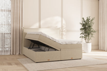 Elora Eva opbevaringsseng - beige - 180x200