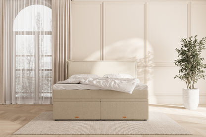 Elora Eva opbevaringsseng - beige - 180x200