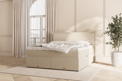 Elora Eva opbevaringsseng - beige - 180x200