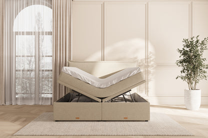 Elora Eva opbevaringsseng - beige - 180x200