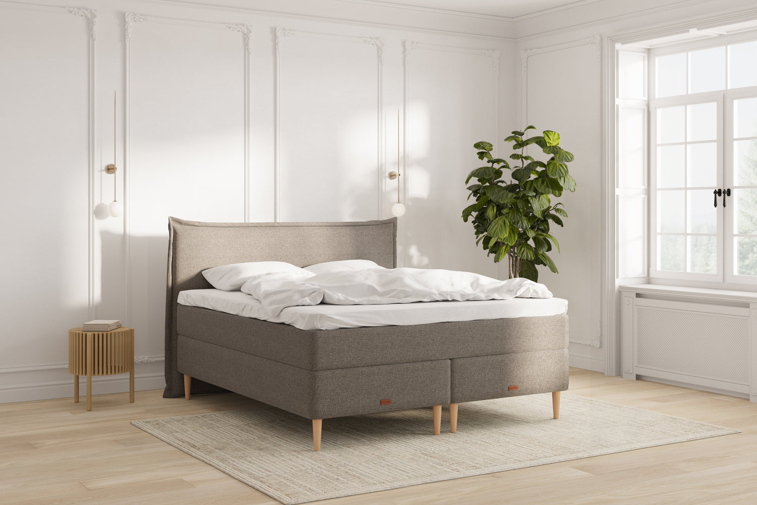 Icon Eva kontinentalseng - grey - 180x200