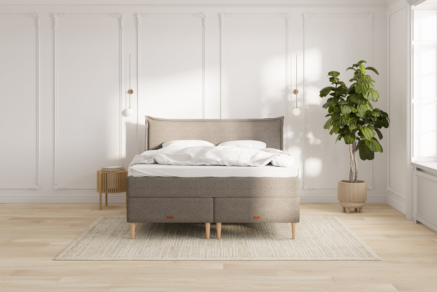 Icon Eva kontinentalseng - grey - 180x200