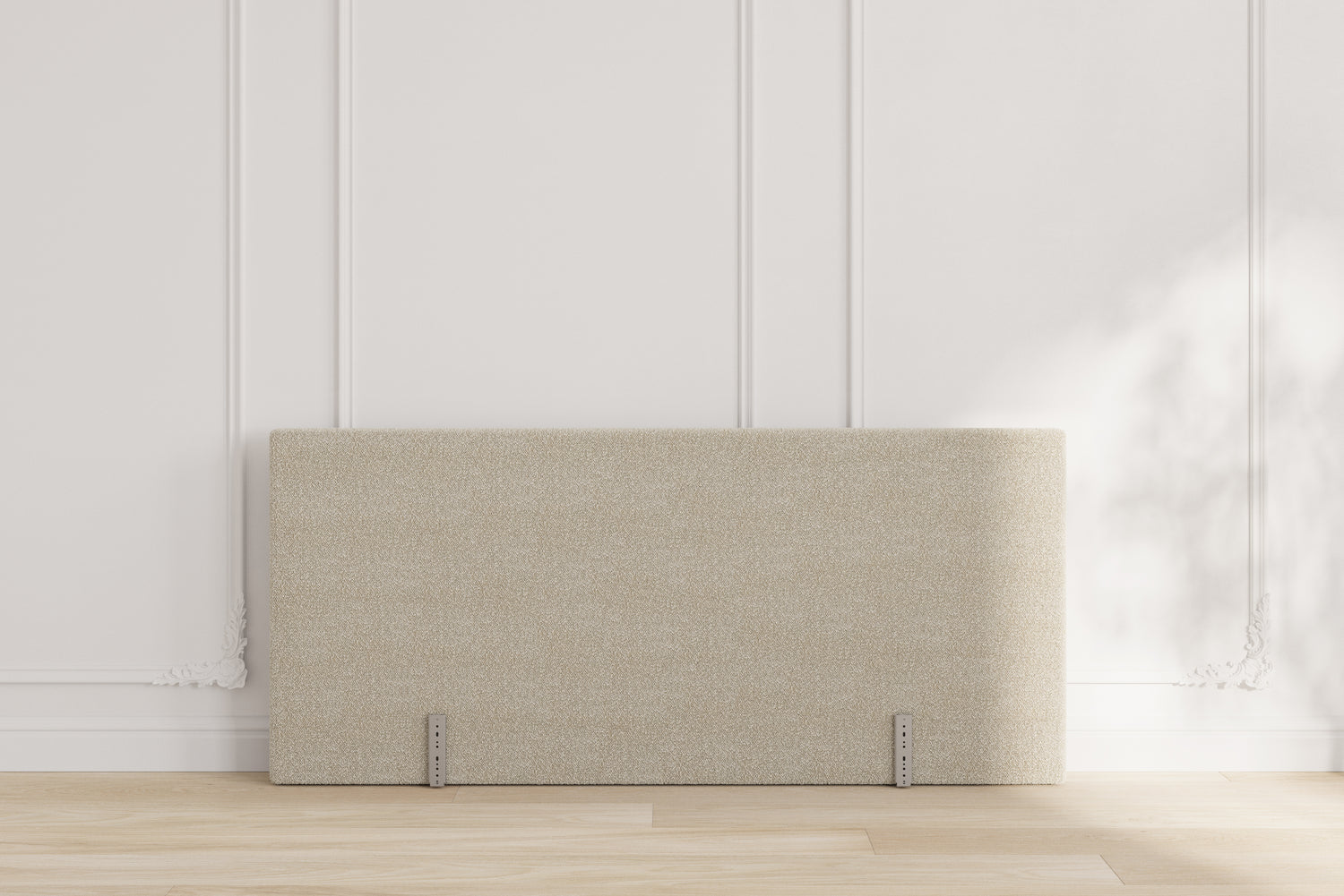 Rina gavl - bouclé beige - 180x80